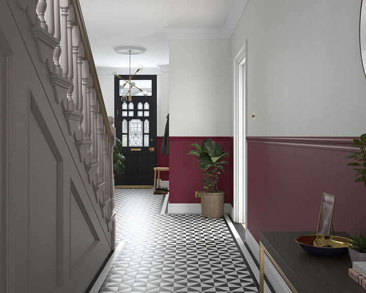 Dulux Heritage Florentine Red Paint in Hallway