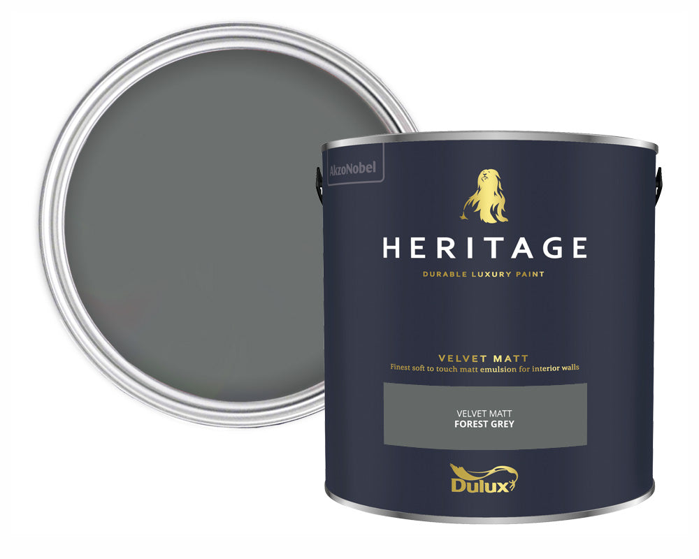 Dulux Heritage Forest Grey Paint Tin