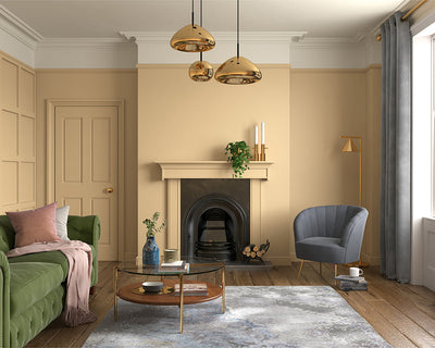 Dulux Heritage Golden Ivory Paint in Living Room