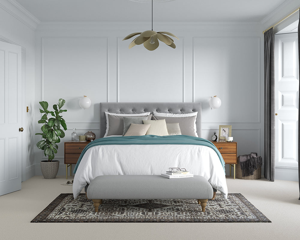 Dulux Heritage Lead White Bedroom