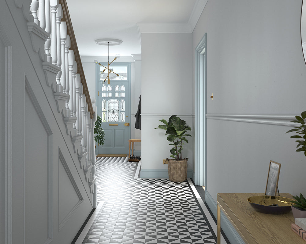 Dulux Heritage Lead White Paint in Hallway