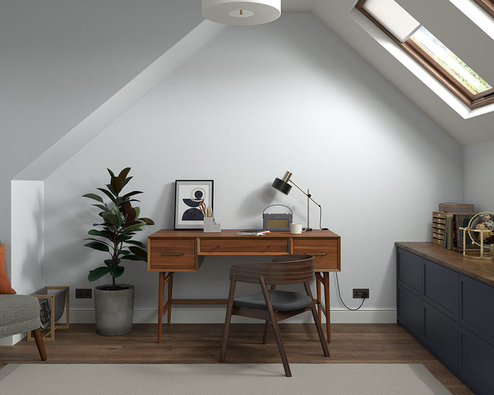 Dulux Heritage Lead White Paint in Home Office