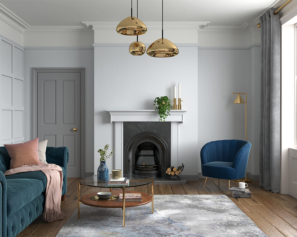 Dulux Heritage Lead White Paint in Living Room