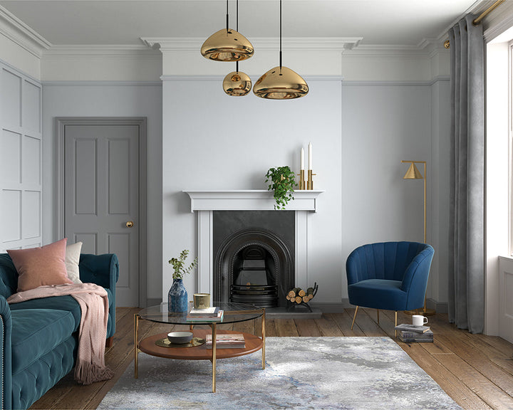 Dulux Heritage Lead White Paint in Living Room