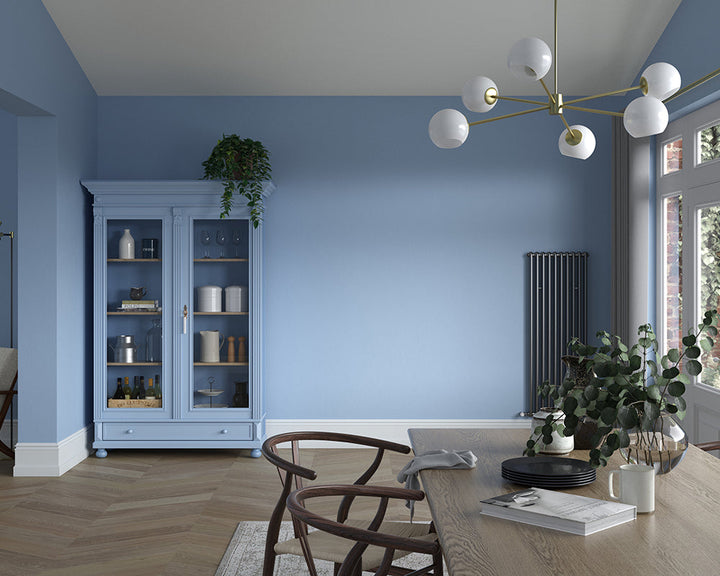 Dulux Heritage Light Cobalt Paint in Dining Room