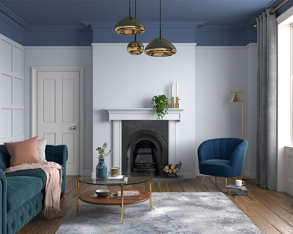 Dulux Heritage Light French Grey Paint in Living Room