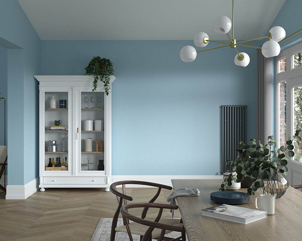 Dulux Heritage Light Teal Paint in Dining Room