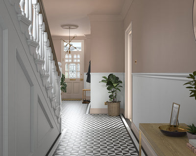 Dulux Heritage Marble White Paint in Hallway