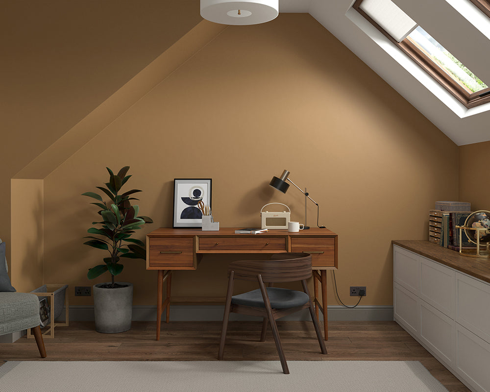 Dulux Heritage Masters Gold Paint in Home Office