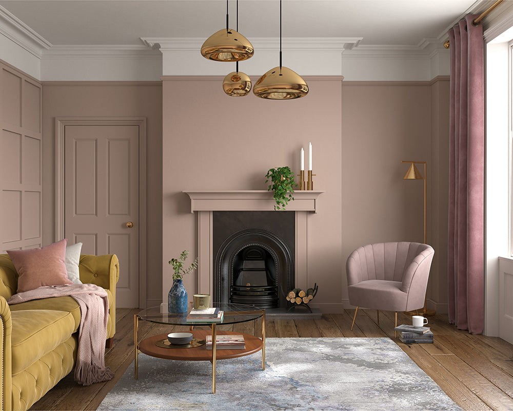 Dulux Heritage Mid Umber Paint in Living Room