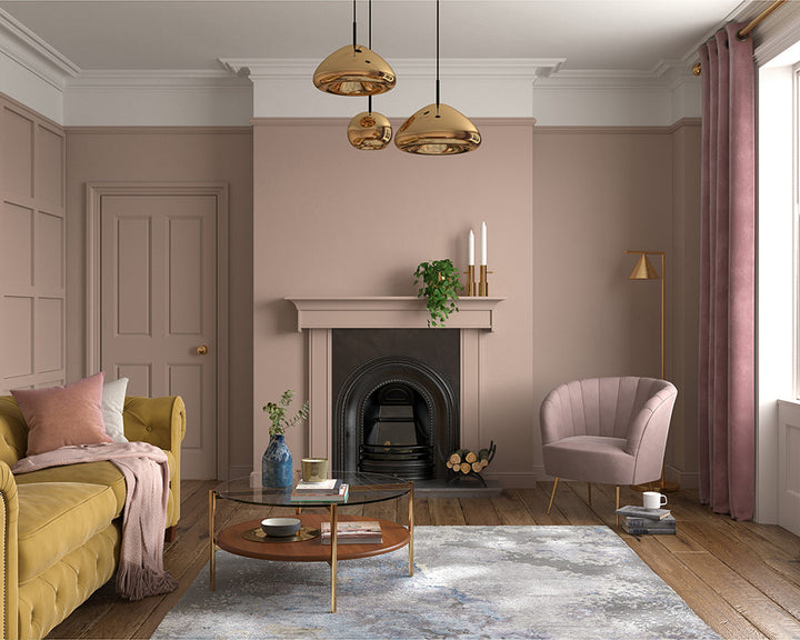 Dulux Heritage Mid Umber Paint in Living Room