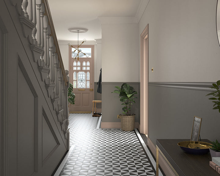 Dulux Heritage Mud Lark Paint in Hallway