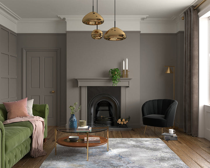 Dulux Heritage Mud Lark Paint in Living Room
