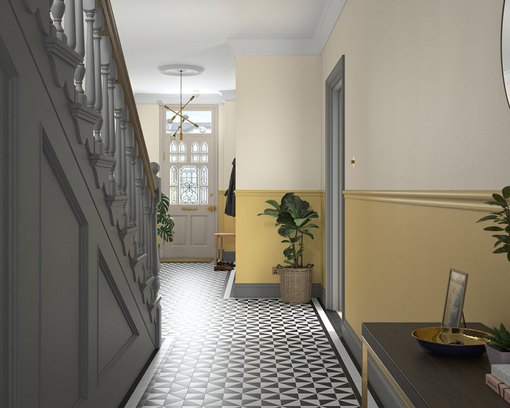 Dulux Heritage Pale Cream Paint in Hallway