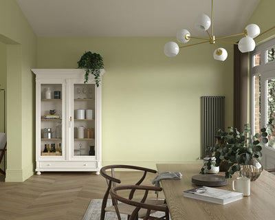 Dulux Heritage Pale Olivine Paint in Dining Room