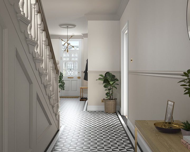 Dulux Heritage Pale Walnut Paint in Hallway