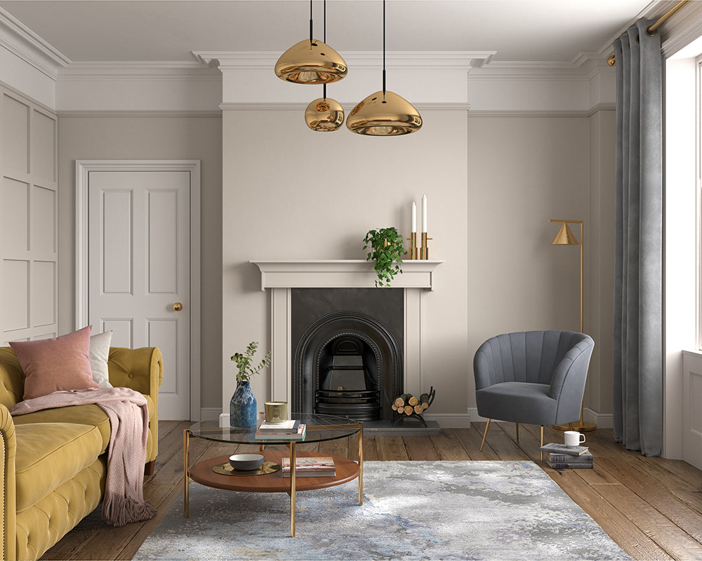 Dulux Heritage Pale Walnut Paint in Living Room