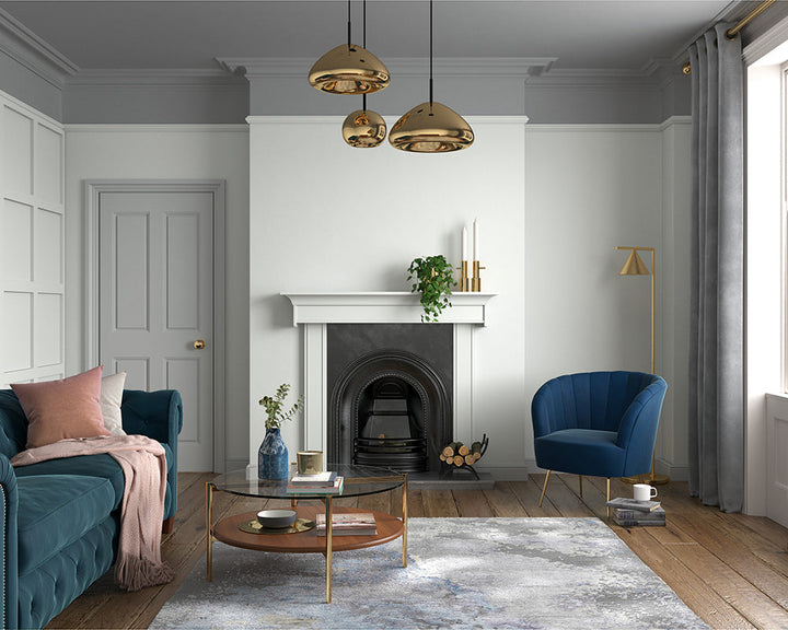Dulux Heritage Panel White Paint in Living Room