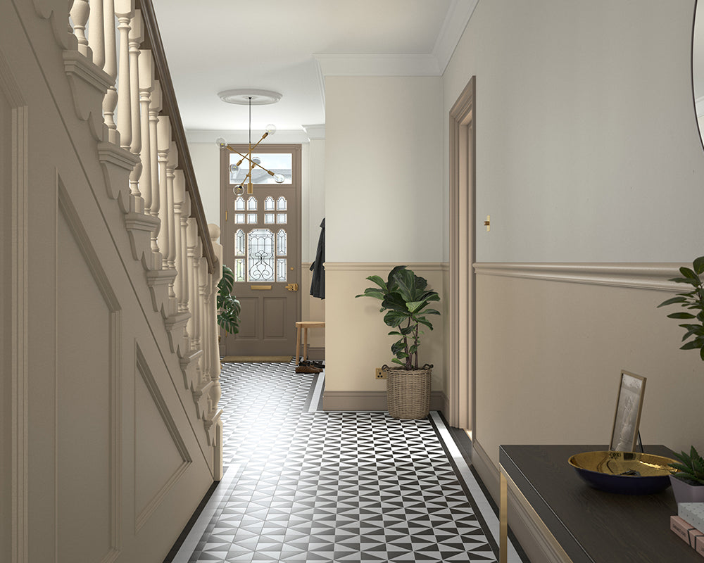 Dulux Heritage Pearl Barley Paint in Hallway
