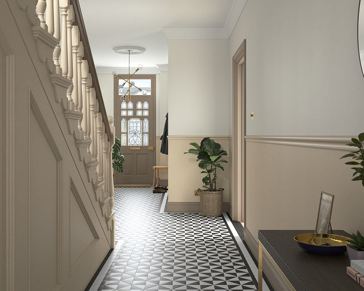 Dulux Heritage Pearl Barley Paint in Hallway