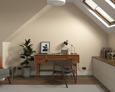 Dulux Heritage Pearl Barley Paint in Home Office