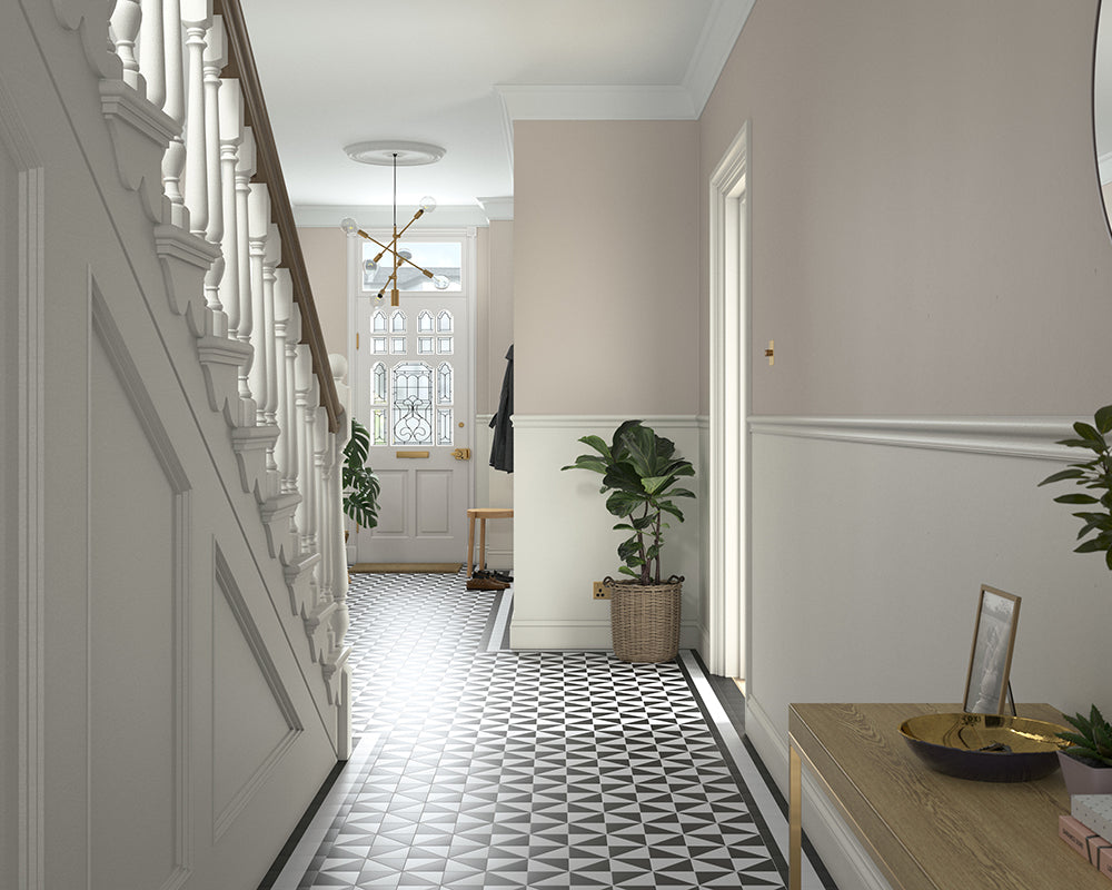 Dulux Heritage Piano White Paint in Hallway
