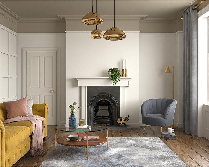 Dulux Heritage Piano White Paint in Living Room
