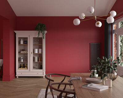 Dulux Heritage Pugin Red Paint in Dining Room