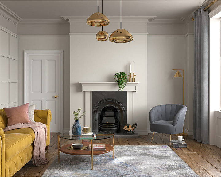 Dulux Heritage Quartz Grey Paint in Living Room