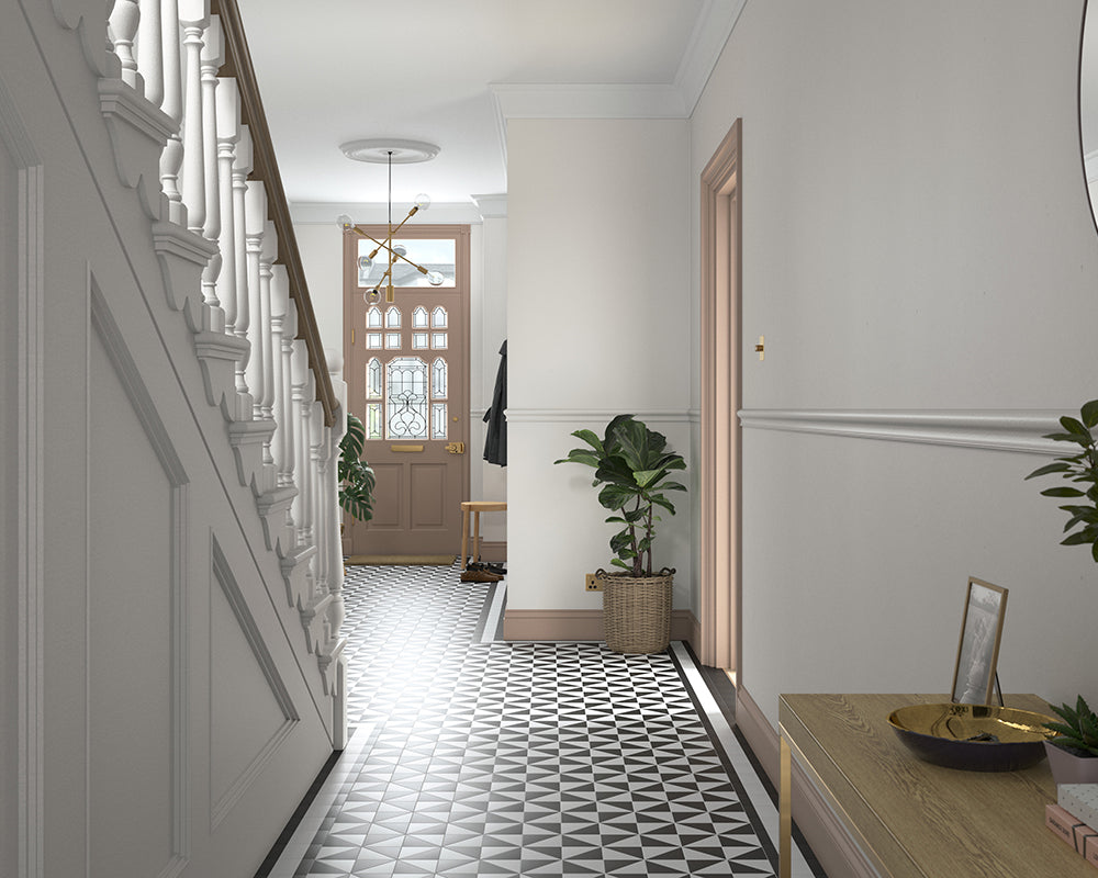 Dulux Heritage Roman White Paint in Hallway