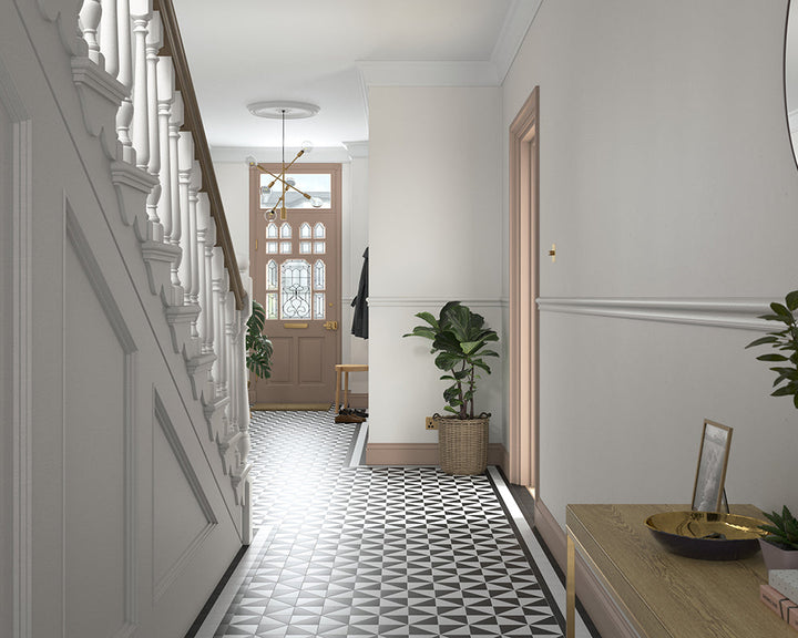 Dulux Heritage Roman White Paint in Hallway