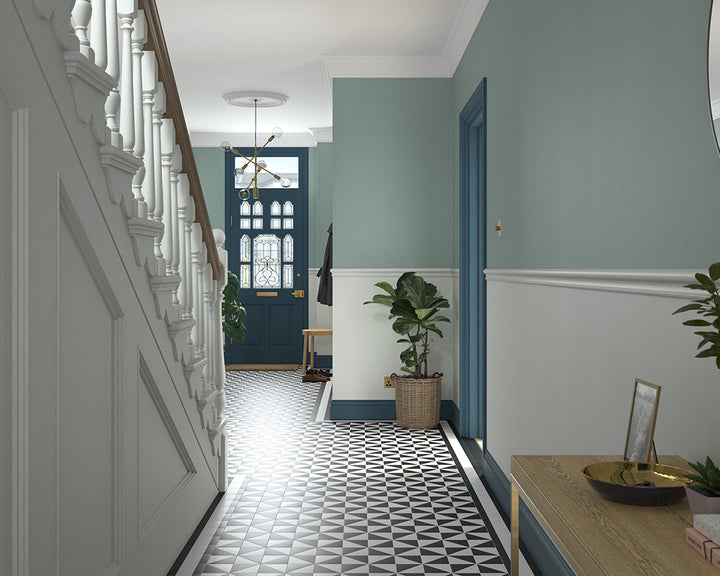 Dulux Heritage Silver Fern Paint in Hallway