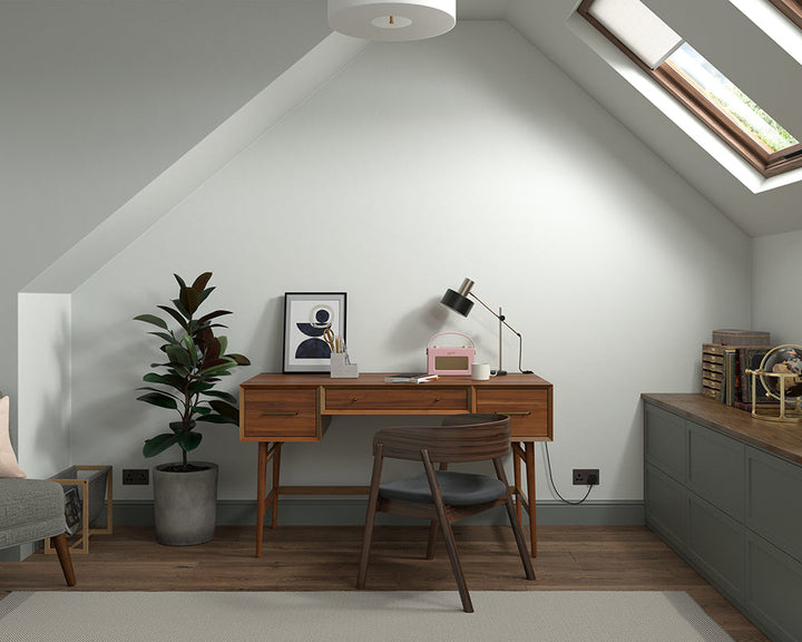 Dulux Heritage Silver Fern Paint in Home Office