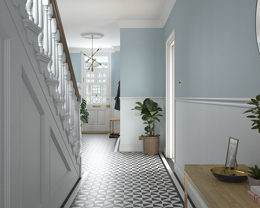 Dulux Heritage Swedish White Paint in Hallway