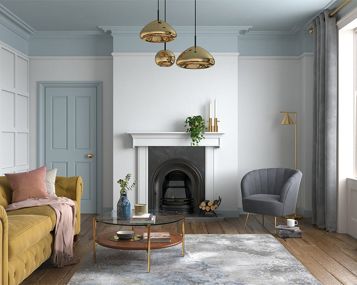 Dulux Heritage Swedish White Paint in Living Room