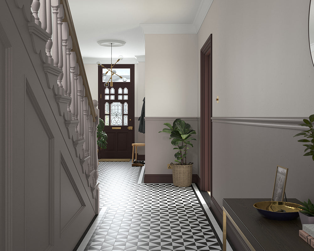 Dulux Heritage Terra Ombra Paint in Hallway