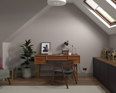 Dulux Heritage Terra Ombra Paint in Home Office