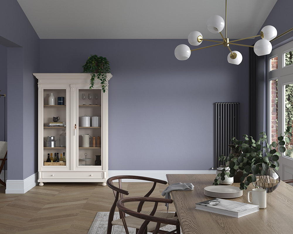 Dulux Heritage Violet Night Paint in Dining Room
