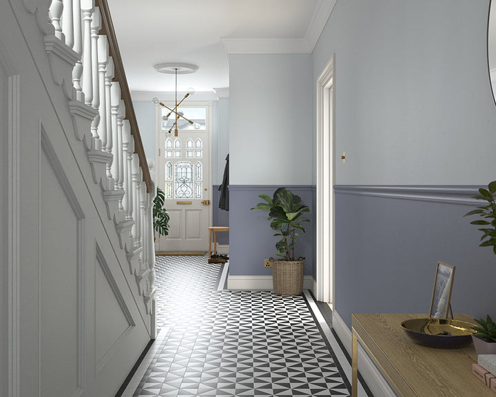 Dulux Heritage Violet Night Paint in Hallway