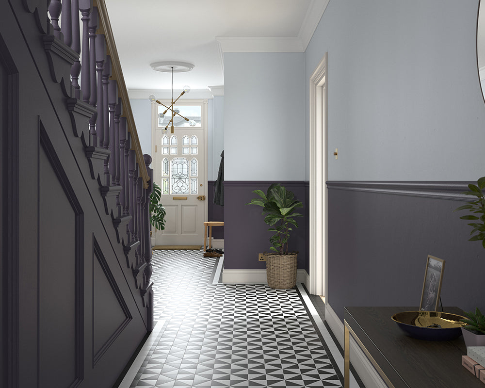 Dulux Heritage Wild Blackberry Paint in Hallway
