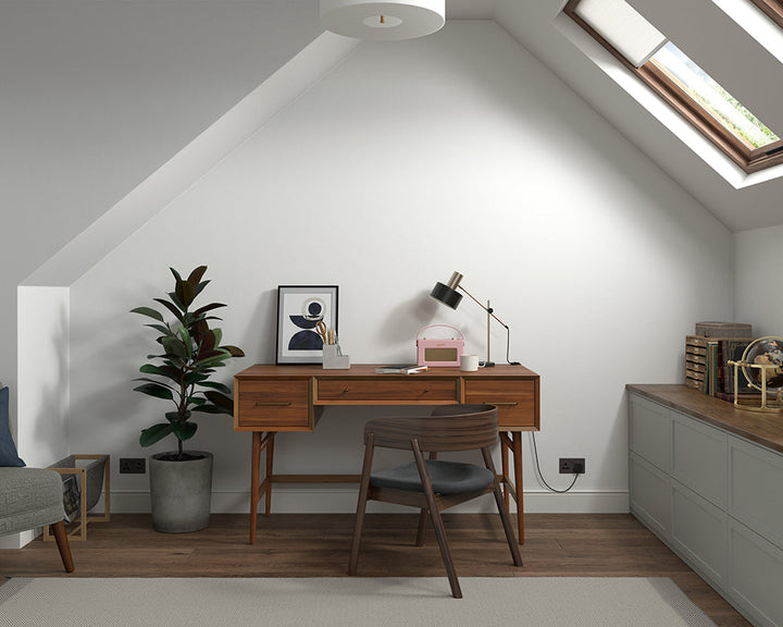 Dulux Heritage Wishbone White Paint in Home Office