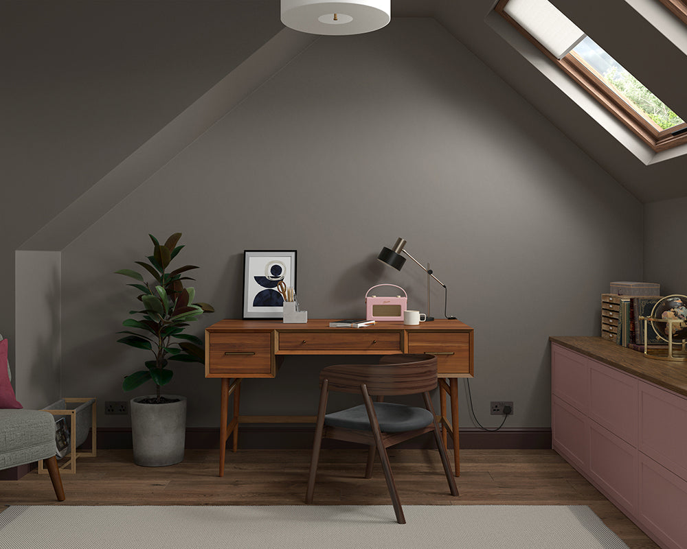 Dulux Heritage Wooded Walk Paint in Home Office