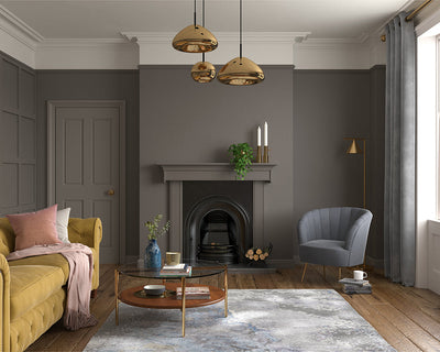 Dulux Heritage Wooded Walk Paint in Living Room