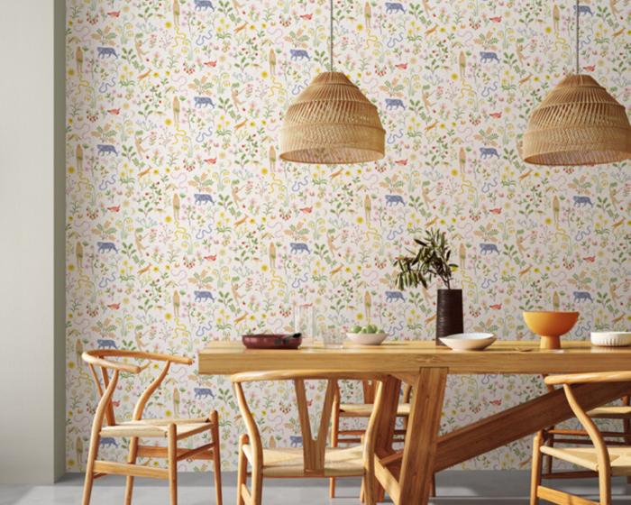 Scion Garden of Eden Popsicle Wallpaper in Room 112794