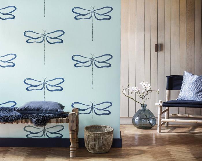 Scion Dragonfly Liquorice 111932 Wallpaper