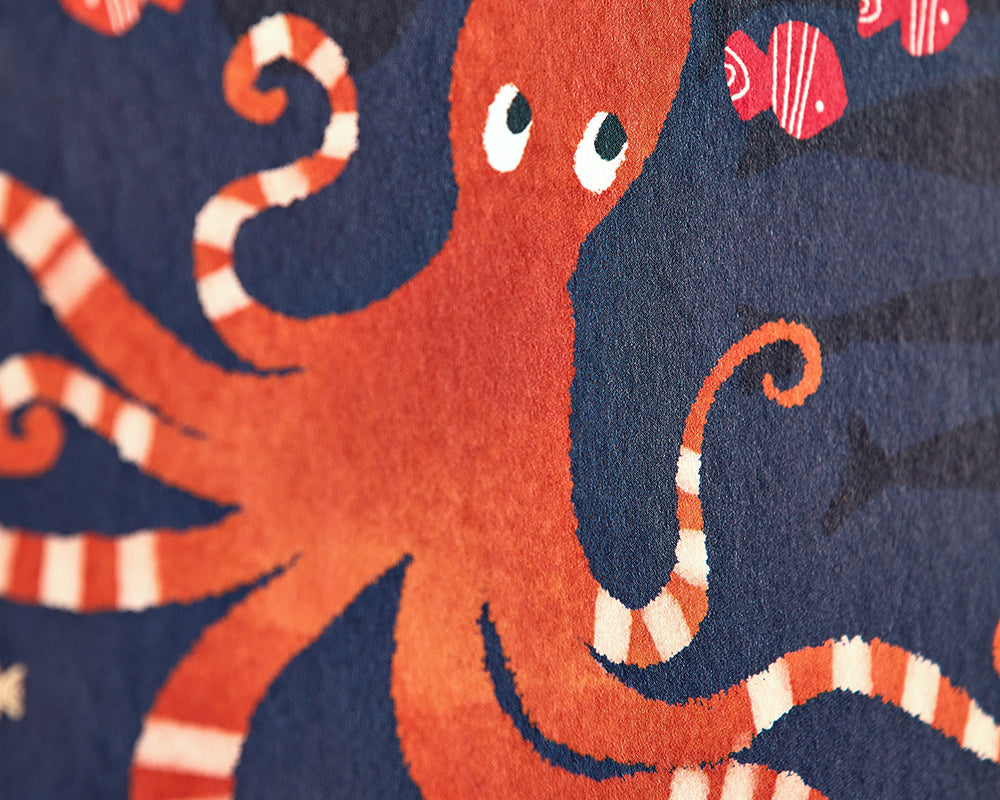 OHPOPSI Beneath The Waves Wallpaper close up of octopus