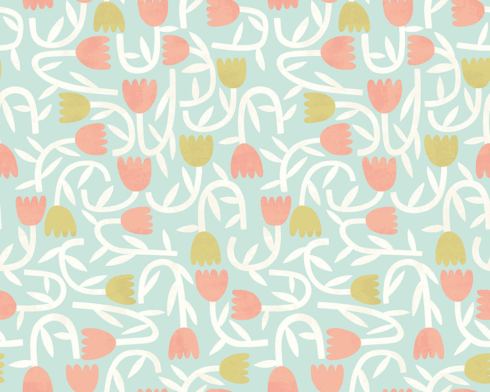 OHPOPSI Tiny Tulip Wallpaper