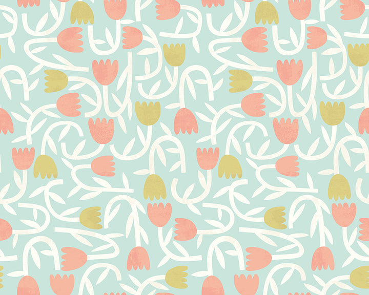 OHPOPSI Tiny Tulip Wallpaper