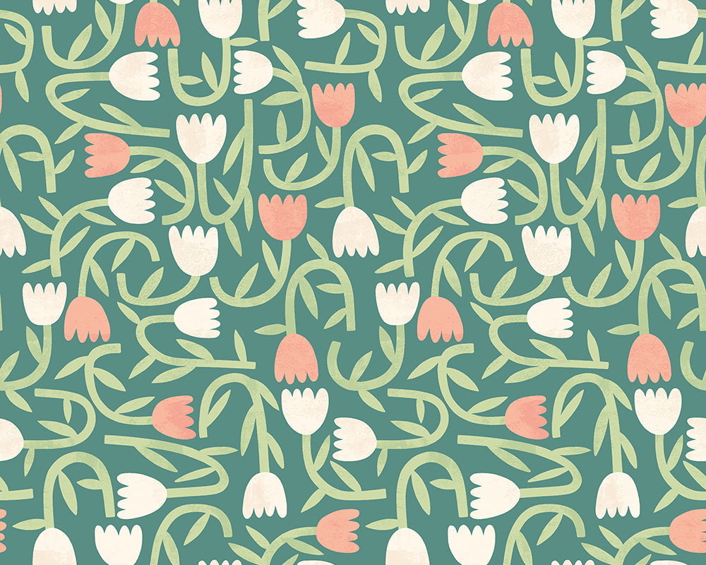 OHPOPSI Tiny Tulip Wallpaper