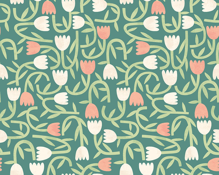 OHPOPSI Tiny Tulip Wallpaper